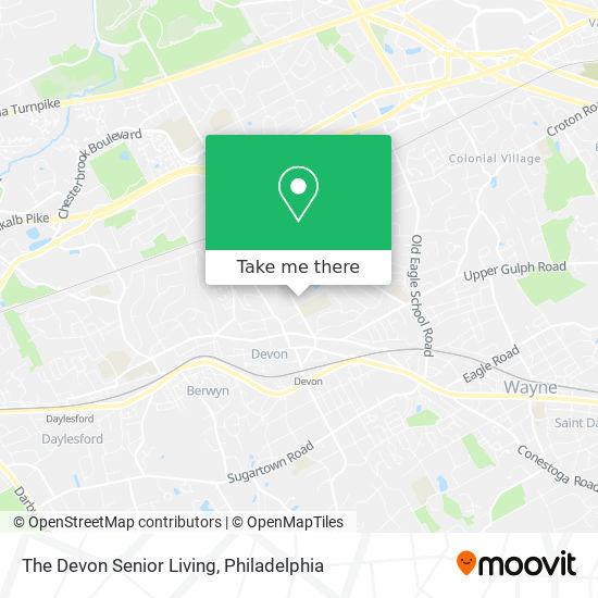 Mapa de The Devon Senior Living