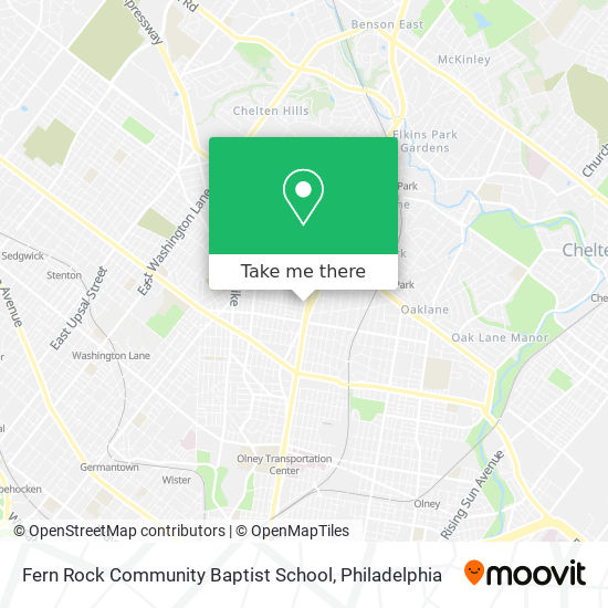 Mapa de Fern Rock Community Baptist School