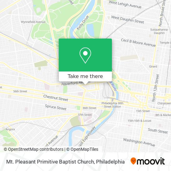 Mt. Pleasant Primitive Baptist Church map