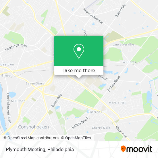 Plymouth Meeting map