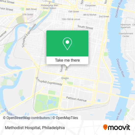 Methodist Hospital map