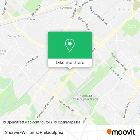 Sherwin-Williams map