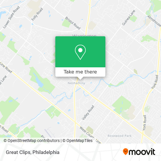 Great Clips map