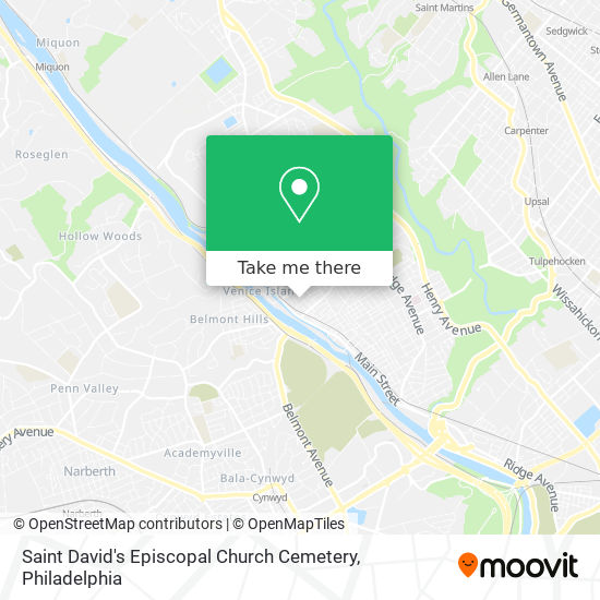 Saint David's Episcopal Church Cemetery map