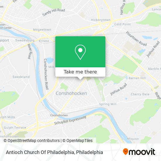 Mapa de Antioch Church Of Philadelphia