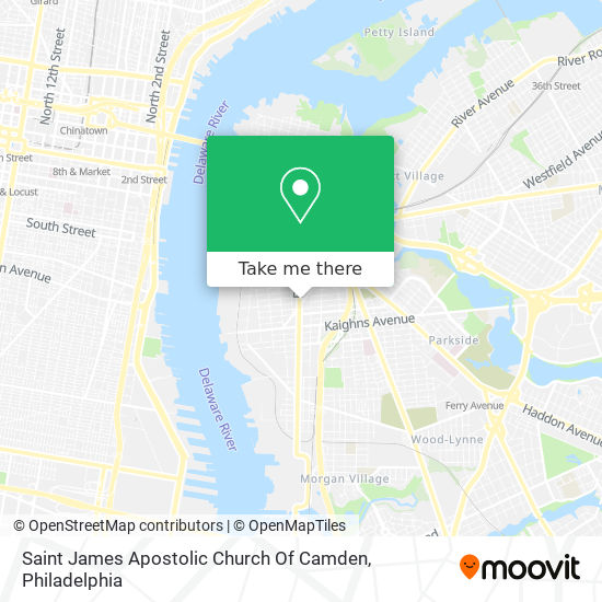 Saint James Apostolic Church Of Camden map