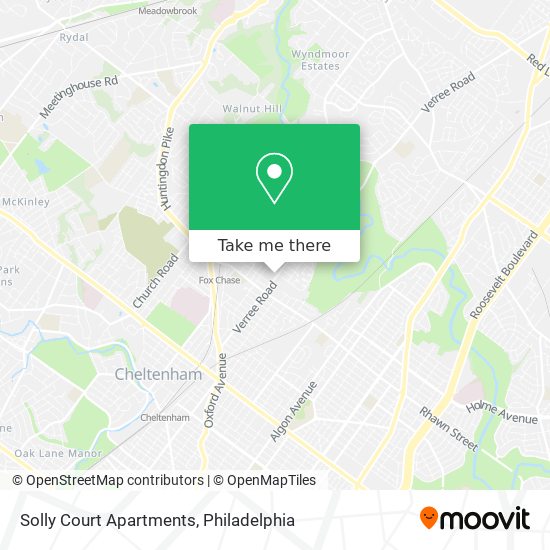Solly Court Apartments map