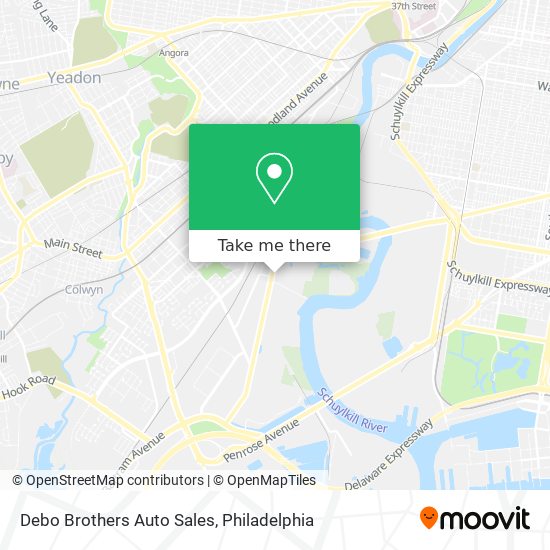 Debo Brothers Auto Sales map