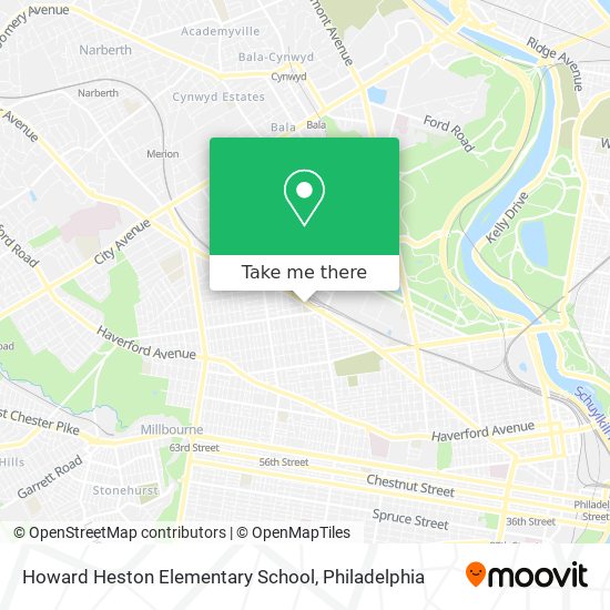 Howard Heston Elementary School map