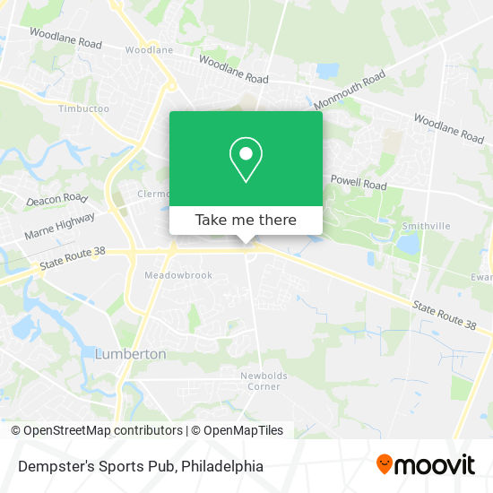 Dempster's Sports Pub map