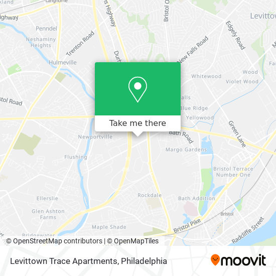 Levittown Trace Apartments map