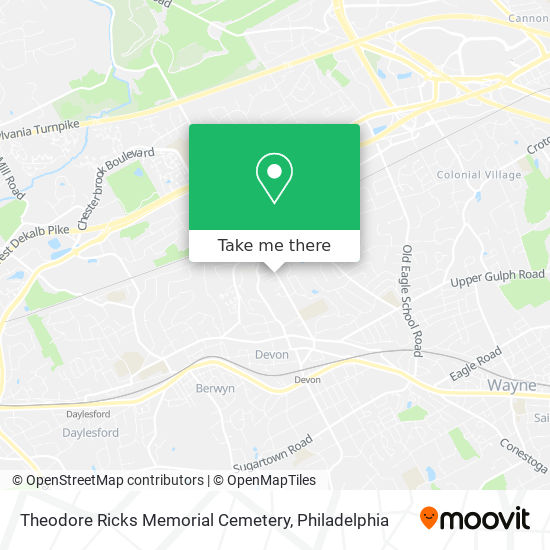 Mapa de Theodore Ricks Memorial Cemetery