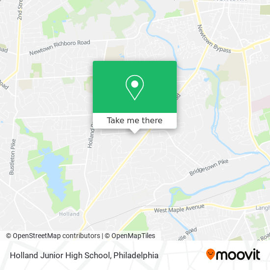 Mapa de Holland Junior High School