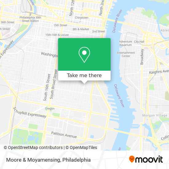 Mapa de Moore & Moyamensing