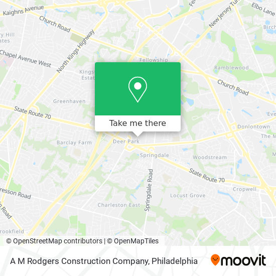 Mapa de A M Rodgers Construction Company