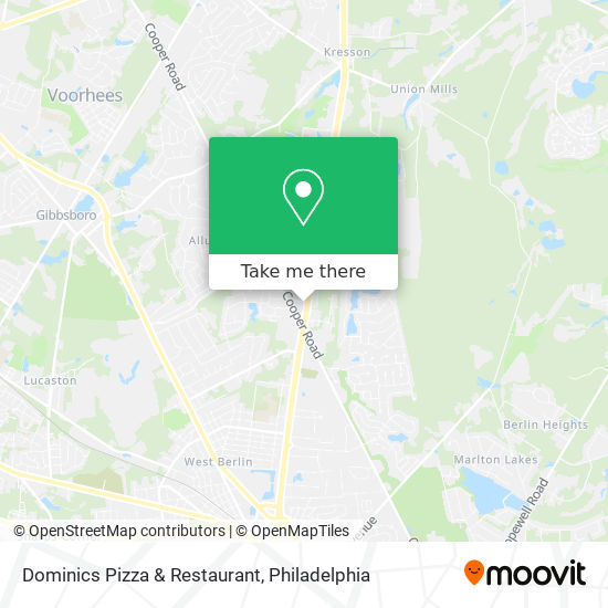 Mapa de Dominics Pizza & Restaurant