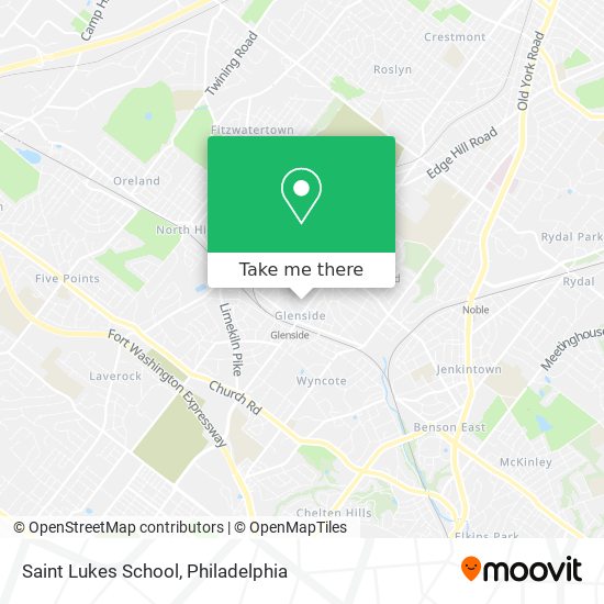 Mapa de Saint Lukes School