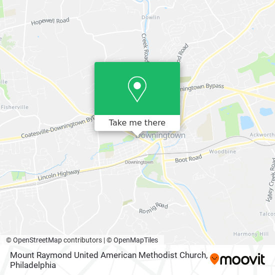 Mapa de Mount Raymond United American Methodist Church