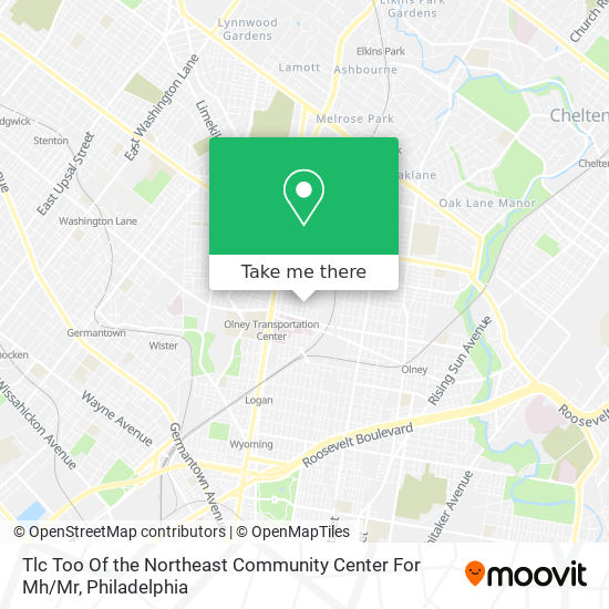 Mapa de Tlc Too Of the Northeast Community Center For Mh / Mr