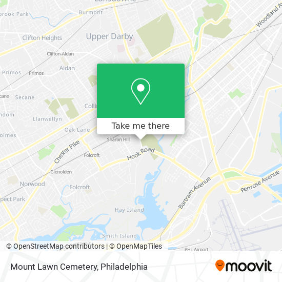 Mapa de Mount Lawn Cemetery