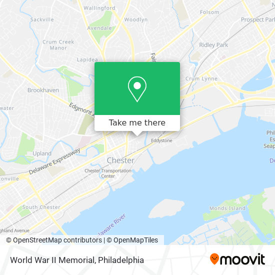 Mapa de World War II Memorial