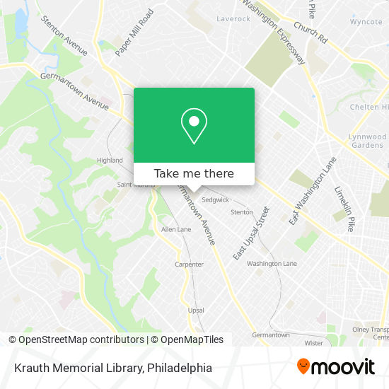 Mapa de Krauth Memorial Library