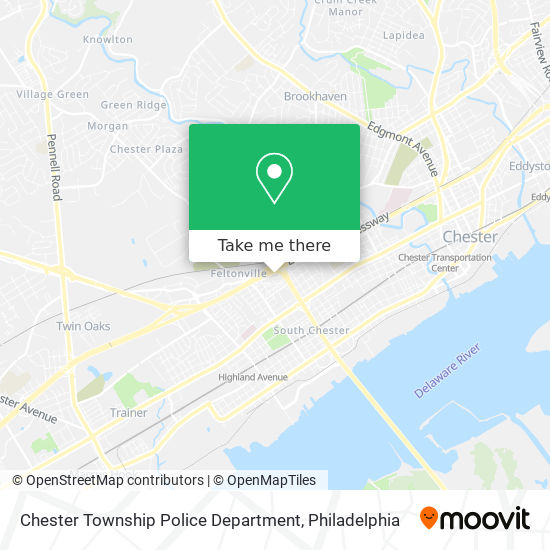 Chester Township Police Department map