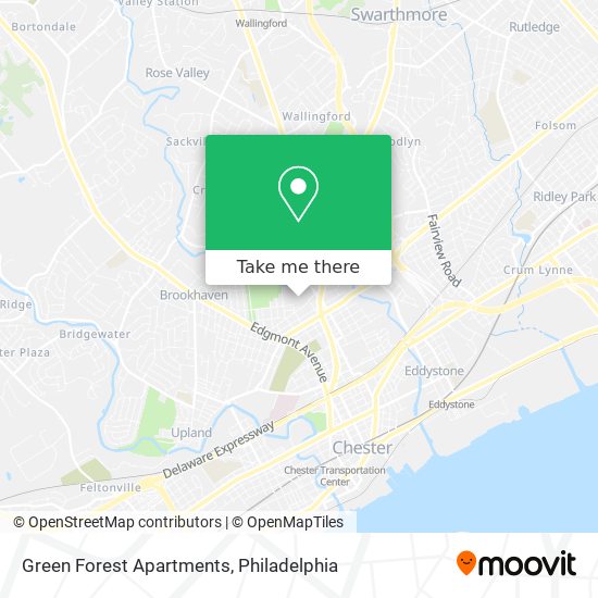 Green Forest Apartments map
