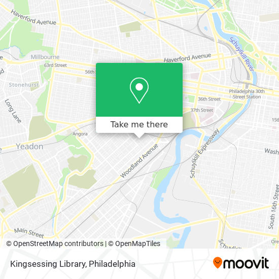 Kingsessing Library map