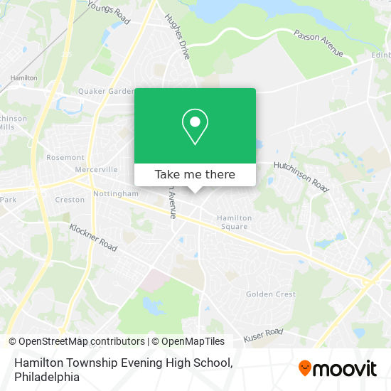 Hamilton Township Evening High School map