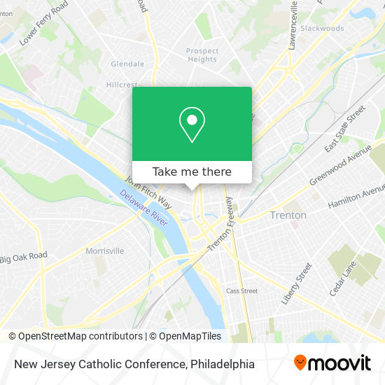 New Jersey Catholic Conference map