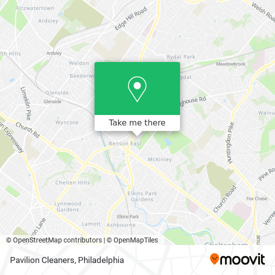 Pavilion Cleaners map