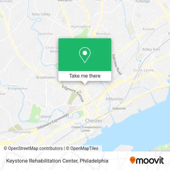 Keystone Rehabilitation Center map