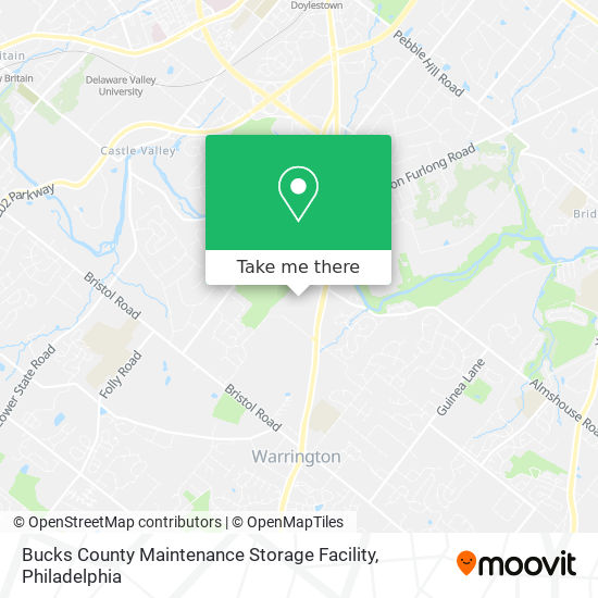 Bucks County Maintenance Storage Facility map