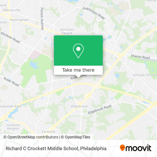 Richard C Crockett Middle School map