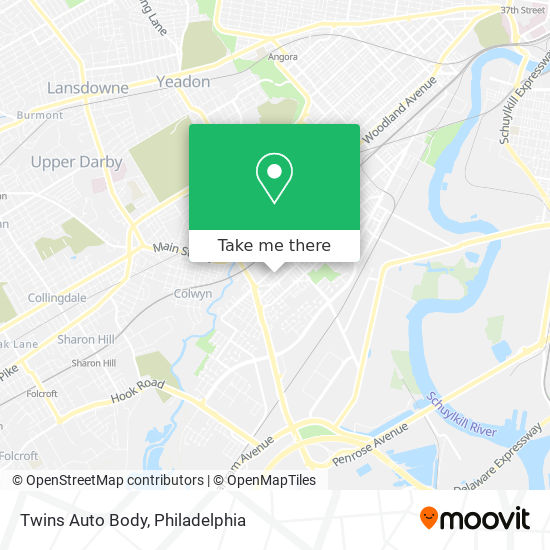 Twins Auto Body map