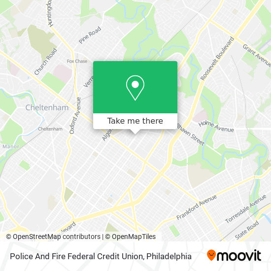 Mapa de Police And Fire Federal Credit Union