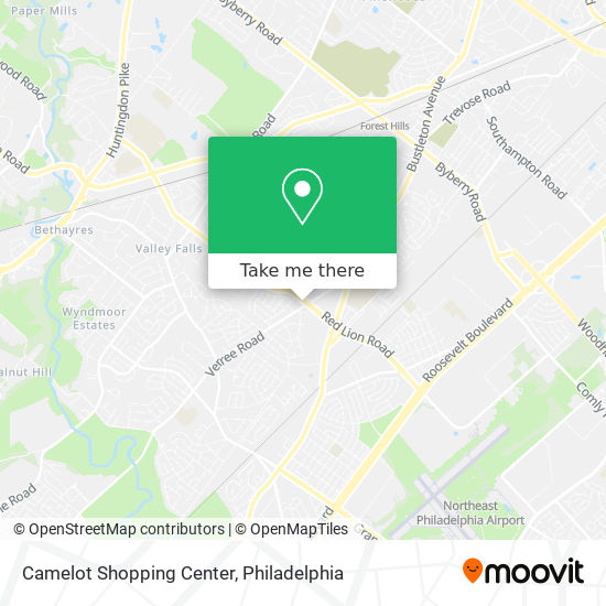 Camelot Shopping Center map