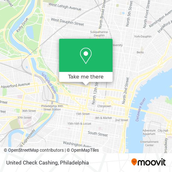 Mapa de United Check Cashing