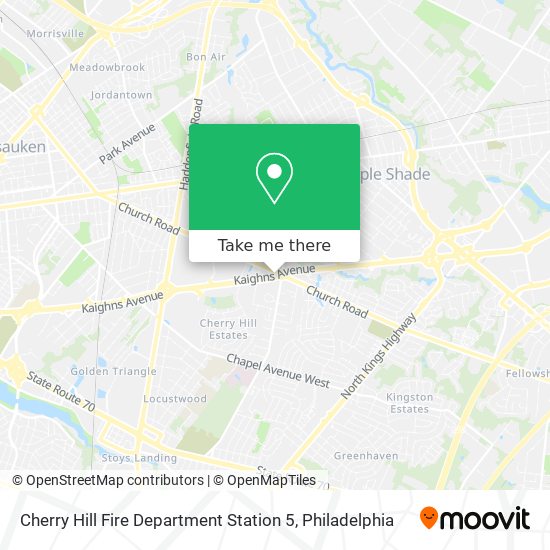 Mapa de Cherry Hill Fire Department Station 5