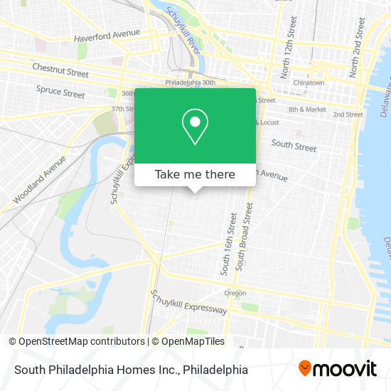 Mapa de South Philadelphia Homes Inc.