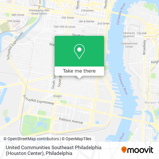 Mapa de United Communities Southeast Philadelphia (Houston Center)