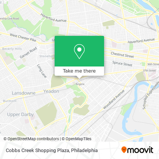 Mapa de Cobbs Creek Shopping Plaza