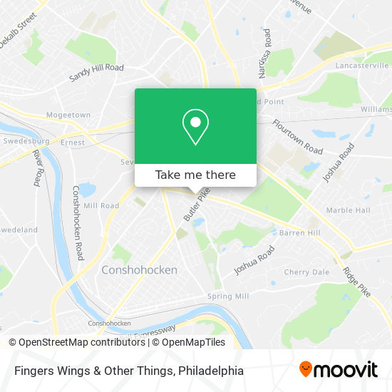 Mapa de Fingers Wings & Other Things