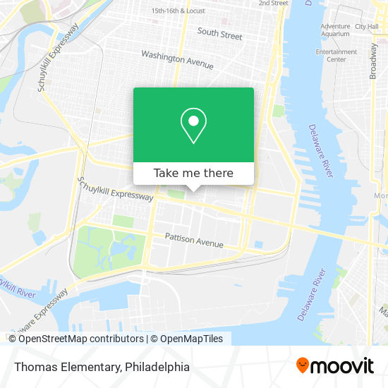 Mapa de Thomas Elementary