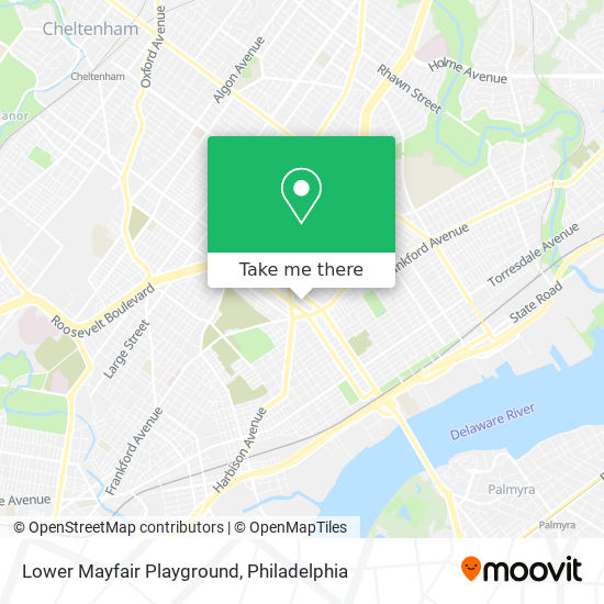 Lower Mayfair Playground map