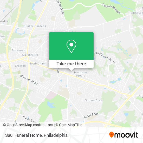 Saul Funeral Home map