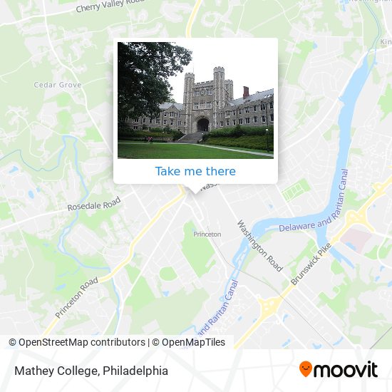 Mathey College map