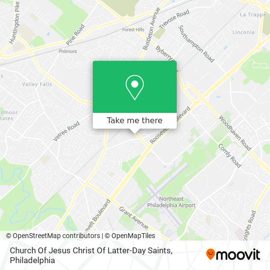 Church Of Jesus Christ Of Latter-Day Saints map