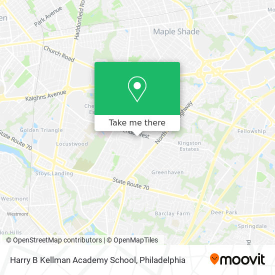 Harry B Kellman Academy School map